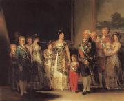 Francisco de goya y Lucientes The Family of Charles IV Spain oil painting reproduction